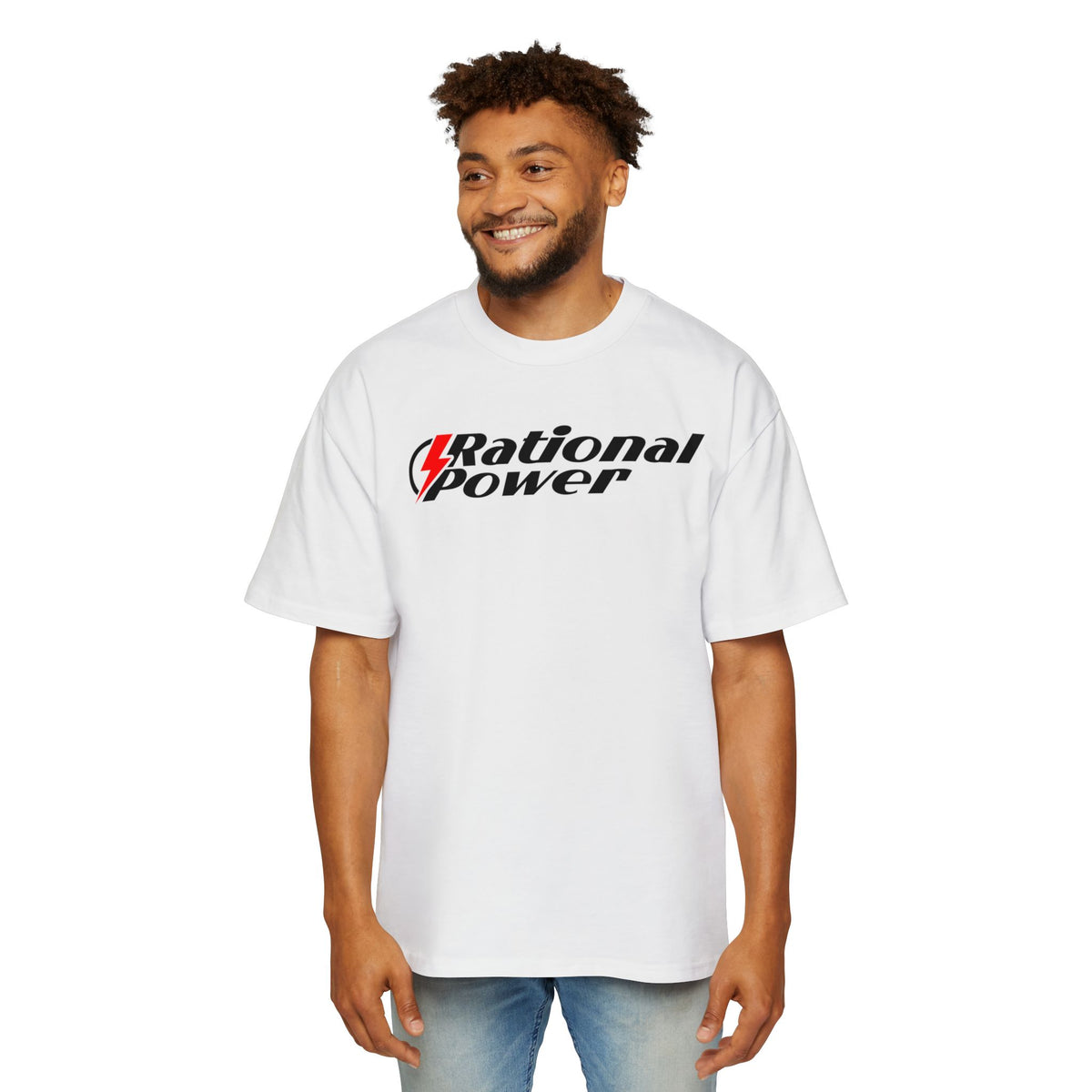 Rational Power Men's Heavy Oversized Tee