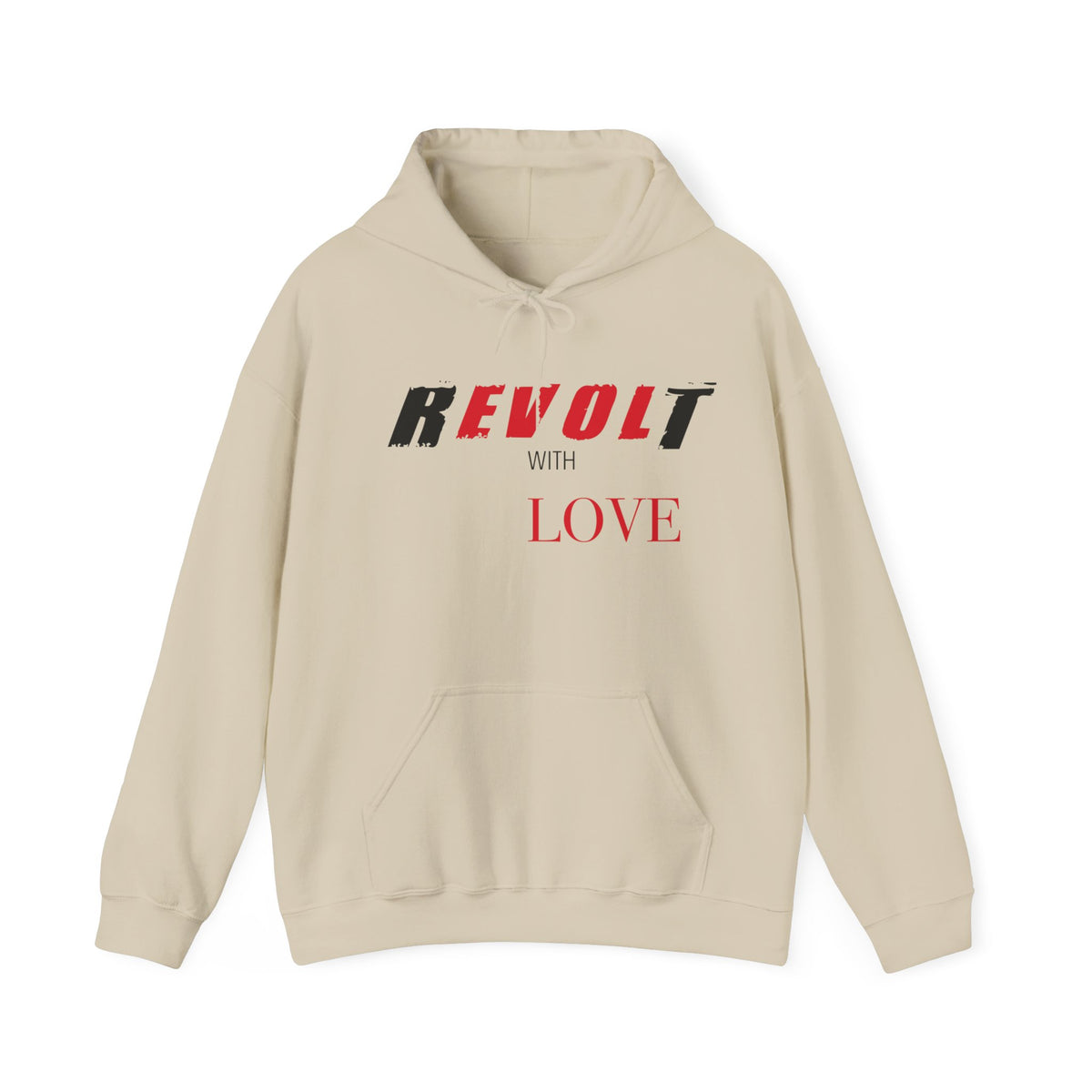 Revolt With Love Unisex Hooded Sweatshirt