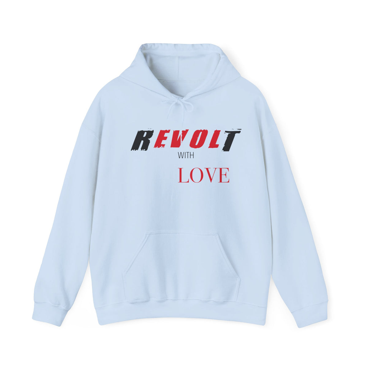Revolt With Love Unisex Hooded Sweatshirt