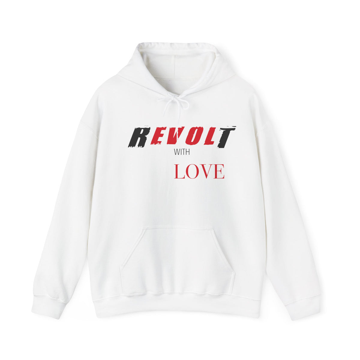 Revolt With Love Unisex Hooded Sweatshirt