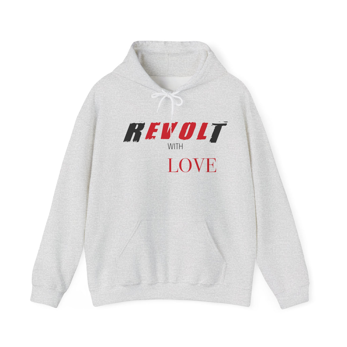 Revolt With Love Unisex Hooded Sweatshirt