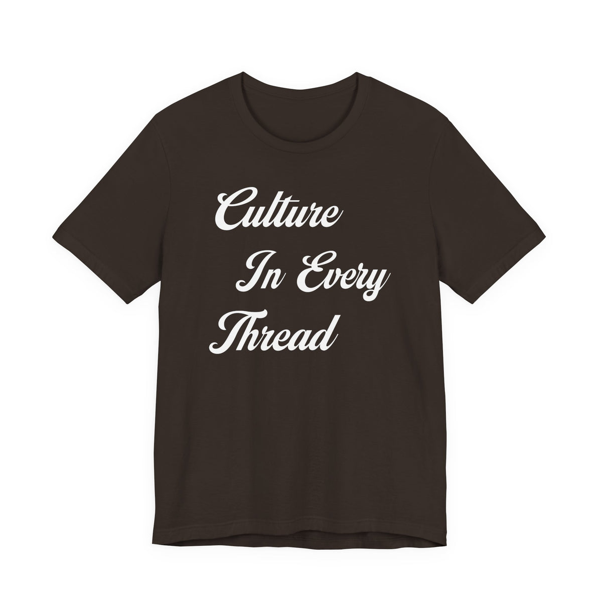 Culture In Every Thread Unisex Jersey Short Sleeve Tee
