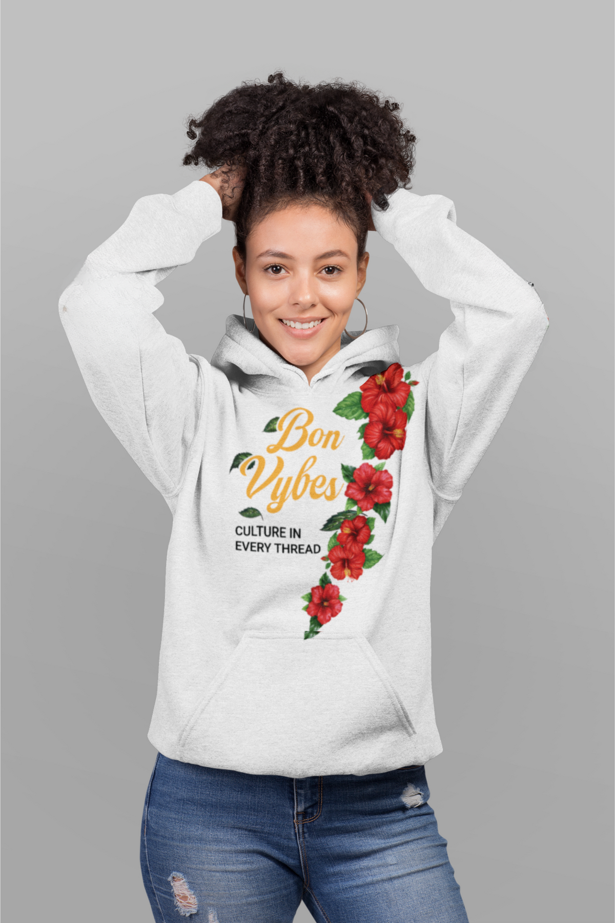 Bon Vybes Unisex Pullover Hoodie